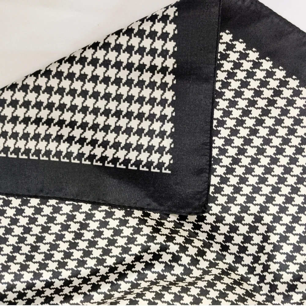 Leopard & Houndstooth Patterned Scarves